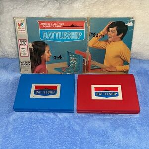 Vintage 1967 BATTLESHIP Game.  Milton Bradley Company.  Made in USA.